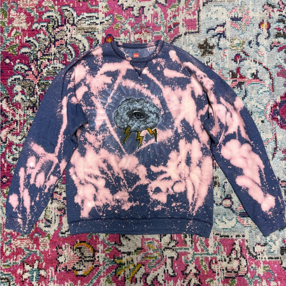 Hand painted and airbrushed Men's Sweatshirt